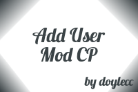 Preview for Add User in Mod CP