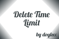Preview for Delete Time Limit