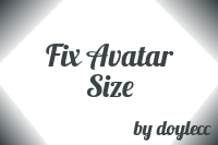 Preview for Fix Avatar Size